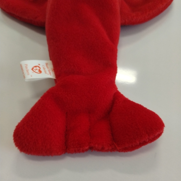 โTY Beanie Baby "Pinchers" the Red Lobster Plush - Picture 9 of 14